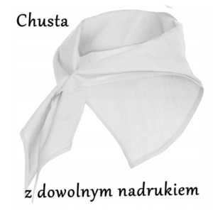 chusta biała