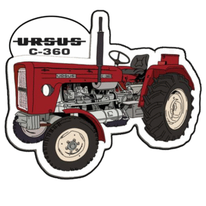 Magnes URSUS C-360 Ciągnik Rolniczy Traktor